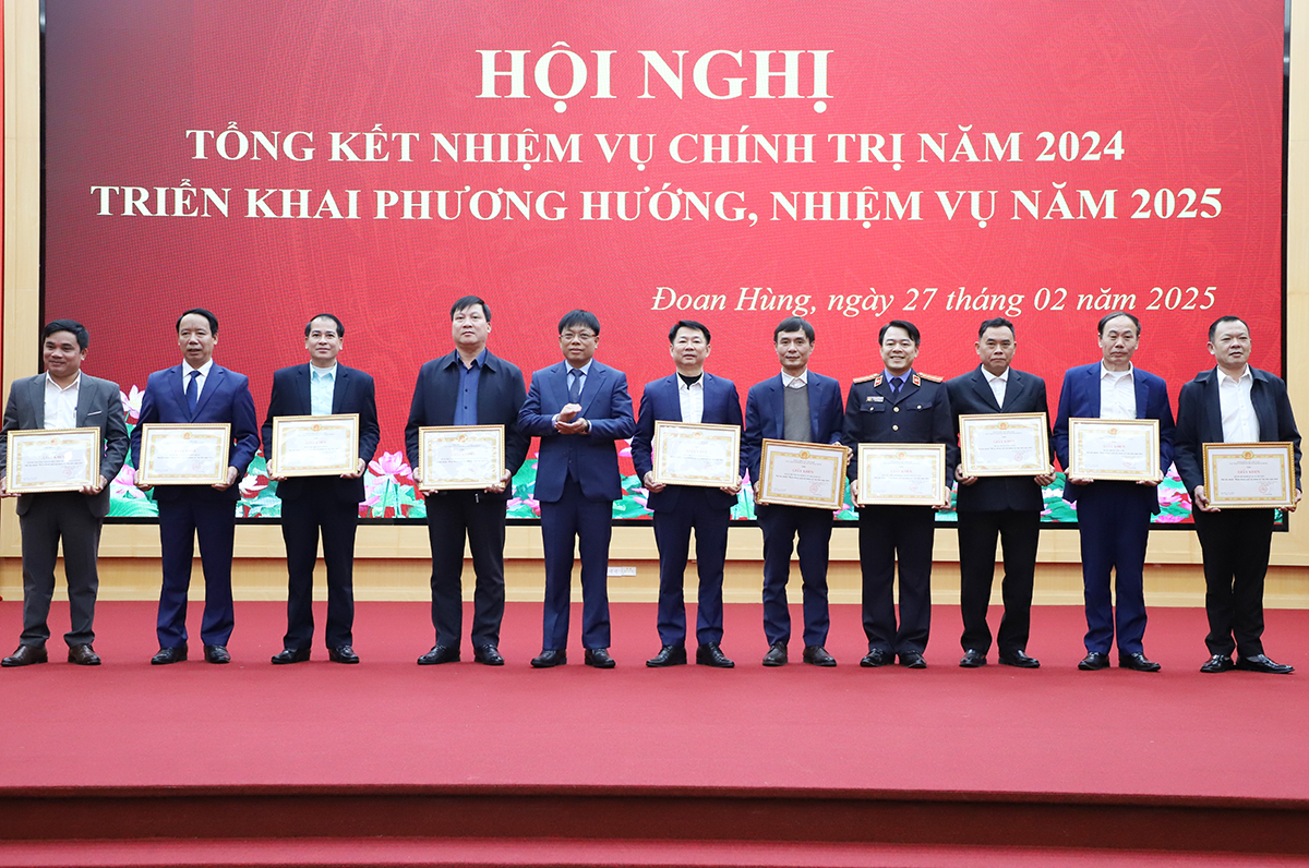  Đảng bộ huyện Đoan Hùng tổng kết nhiệm vụ chính trị năm 2024, triển khai phương hướng, nhiệm vụ năm 2025